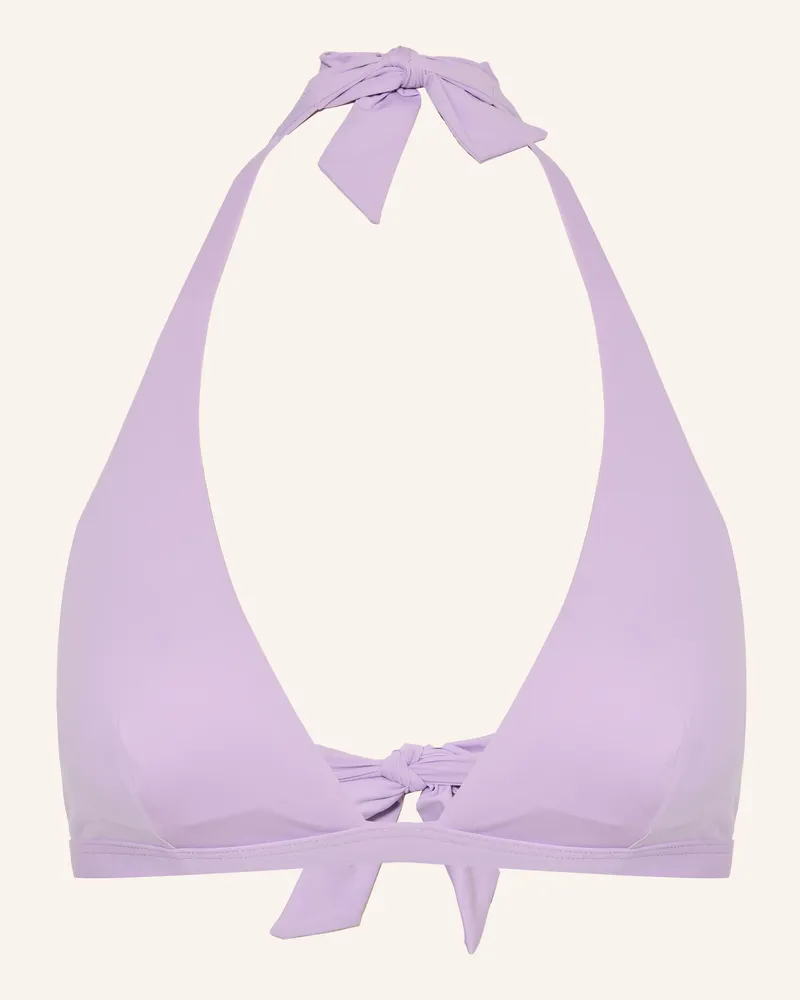 Vilebrequin Neckholder-Bikini-Top Solid Fleche lila Helllila