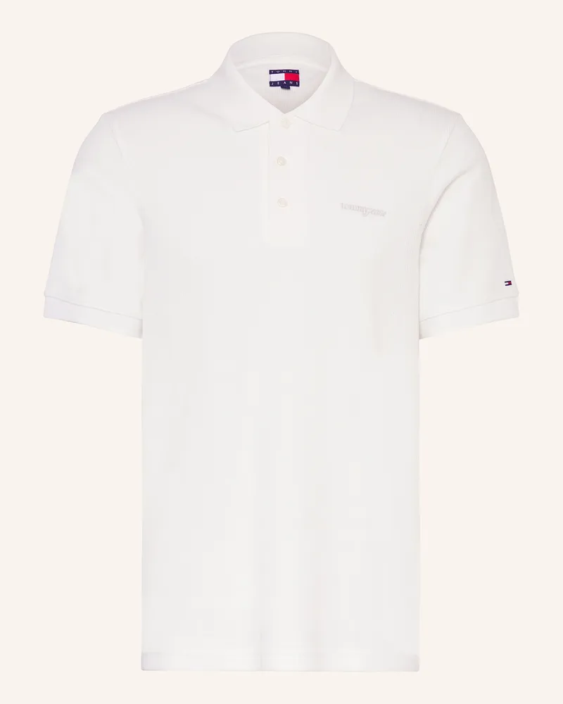 Tommy Hilfiger Strick-Poloshirt Ecru