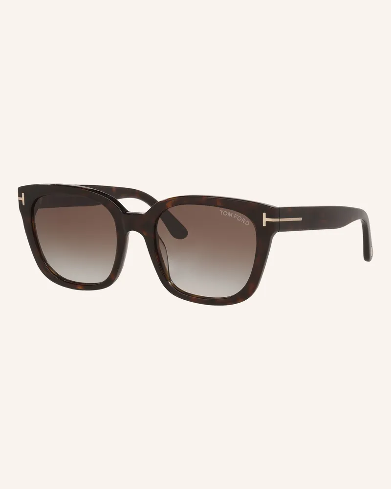 Tom Ford Sonnenbrille tr001990 schwarz Havana