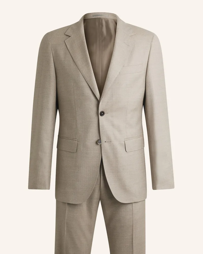 HUGO BOSS Business Anzug L-JEFF-2PCS-254 Regular Fit Beige