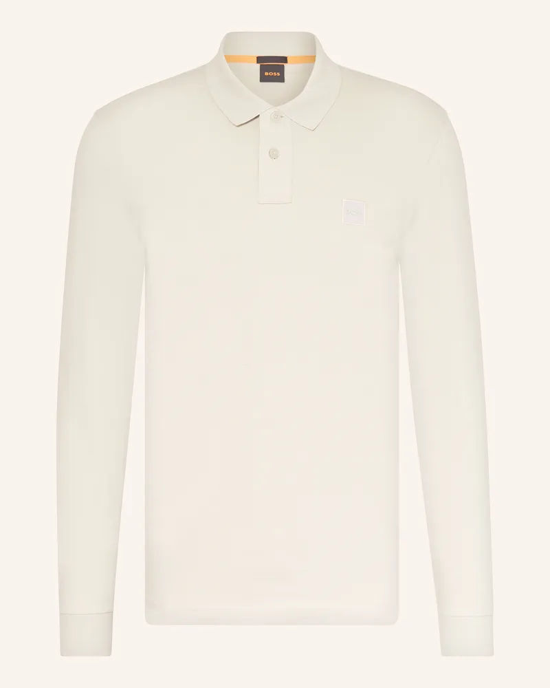 HUGO BOSS Piqué-Poloshirt PASSERBY Slim Fit Beige