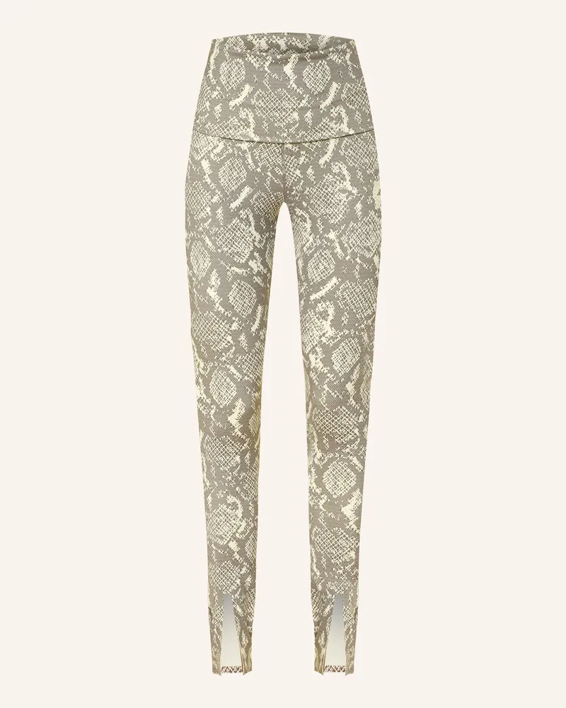 adidas Tights ADIDAS BY STELLA MCCARTNEY TRAINING ROLLTOP SPLITCUFF PRINTED Taupe