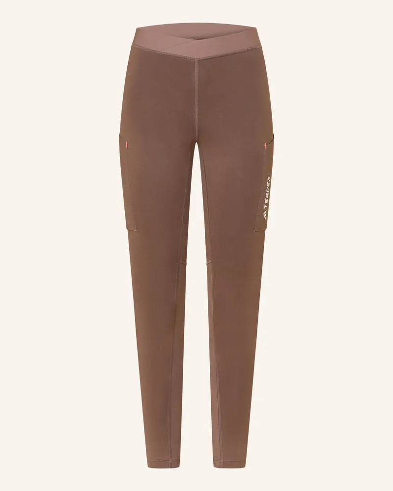 adidas Tights XPERIOR BRUSHED Braun