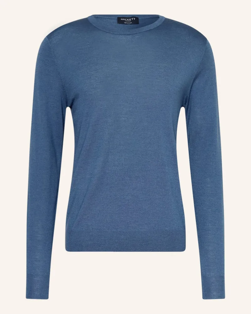 Hackett Pullover aus Merinowolle Blau