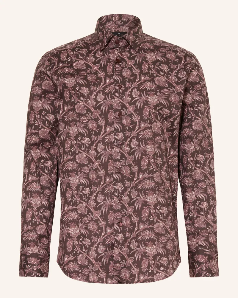 Etro Hemd Comfort Fit lila Lila