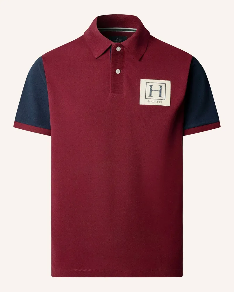Hackett Poloshirt Heritage Ujk Multi rot Rot