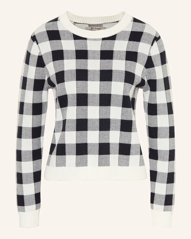 Barbour Pullover blau Weiss