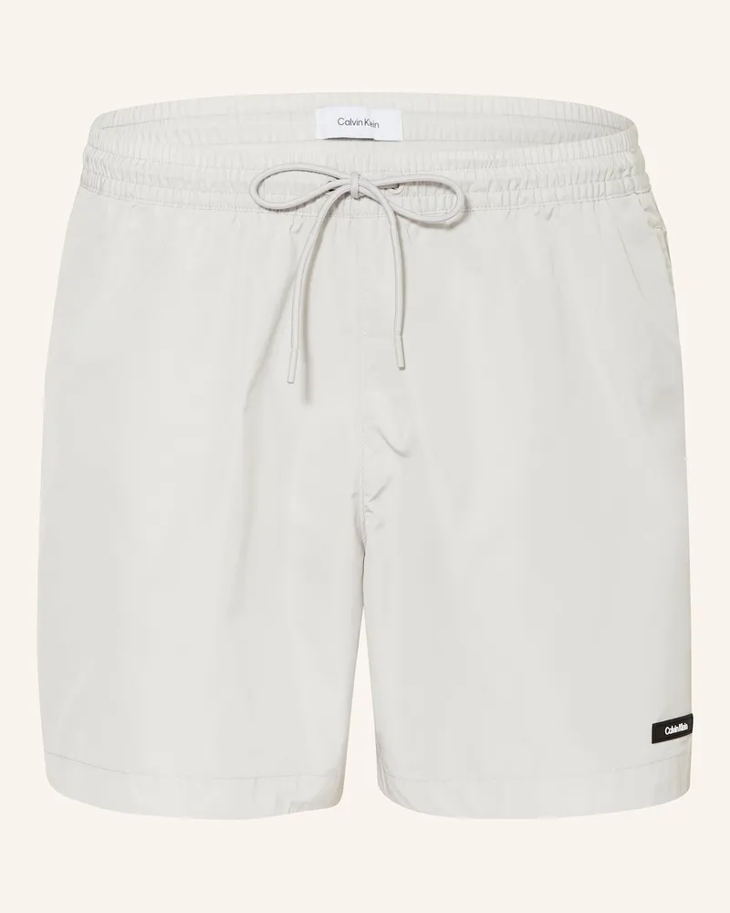 Calvin Klein Badeshorts CK ESSENTIALS Hellgrau