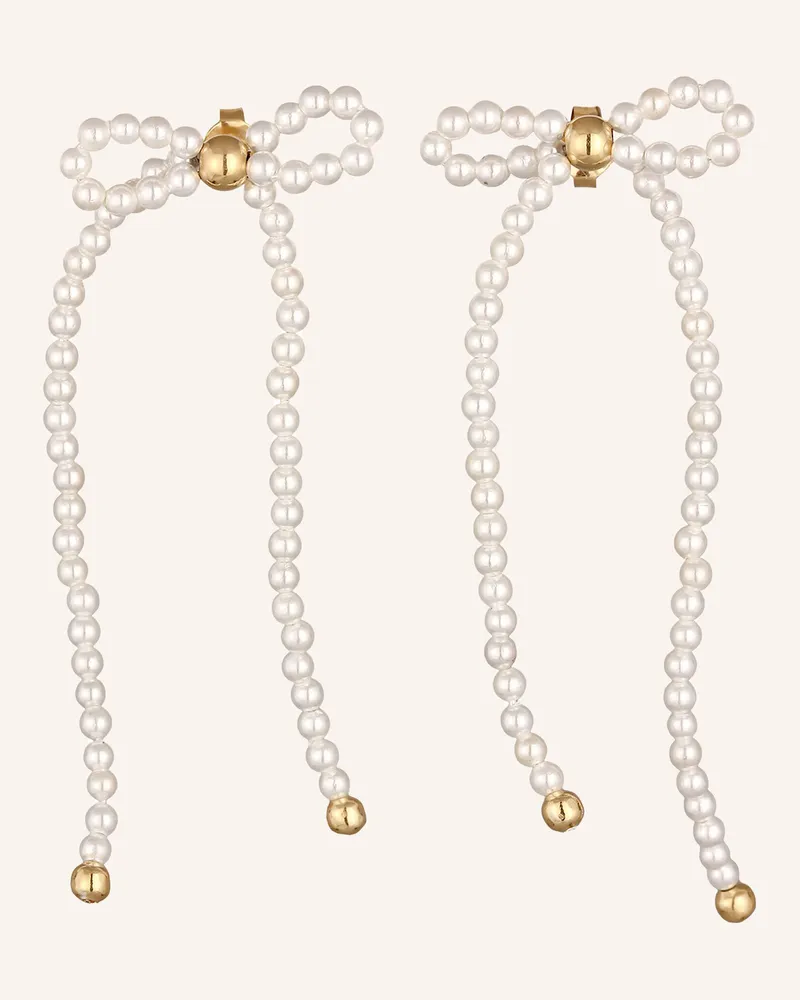 Elli Ohrringe weiss Weiss