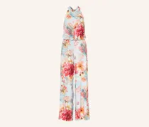 Jersey-Jumpsuit blau