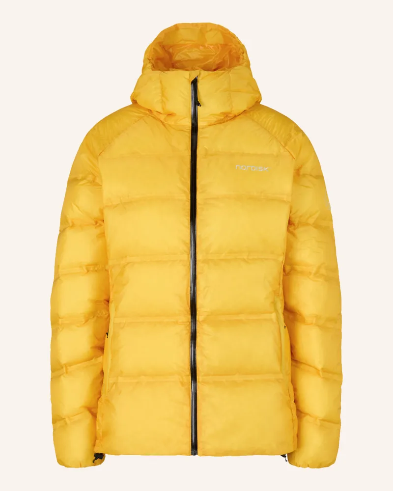 Nordisk Daunenjacke Lodur gelb Neongelb