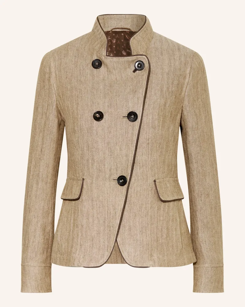 Habsburg Leinenjanker Moosburg beige Beige