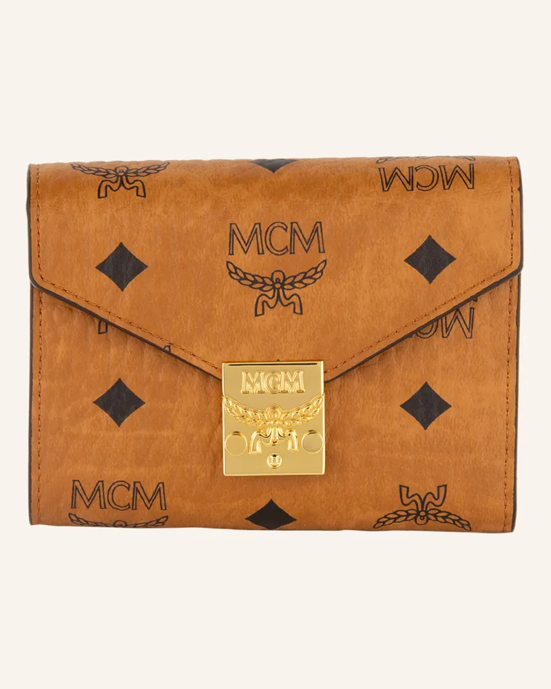 MCM Geldbörse Tracy braun Cognac