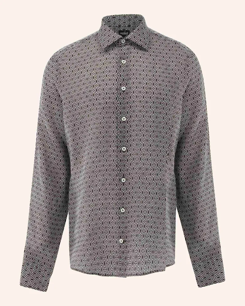 van Laack Hemd Slim Fit braun Beige