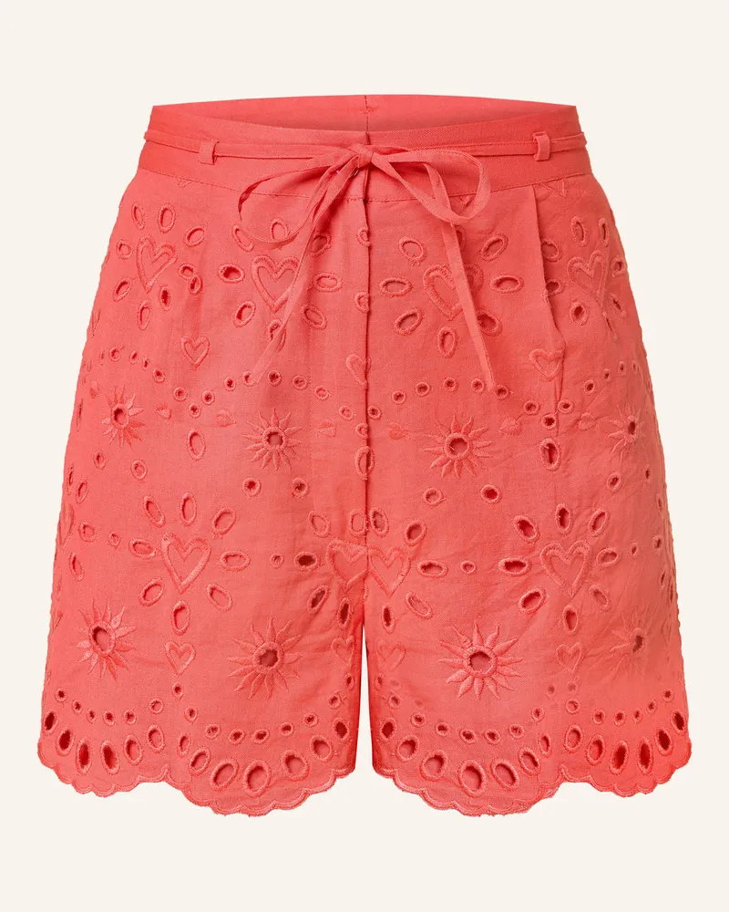 Fabienne Chapot Shorts GIOYA mit Lochspitze Lachs