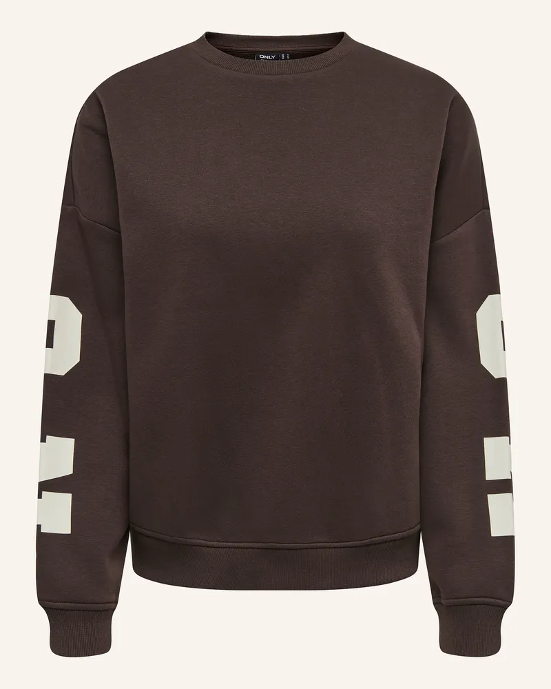 only Sweatshirt braun Dunkelbraun