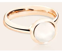 Ring RING BOUTON SMALL MOONSTONE SAND/WHITE aus