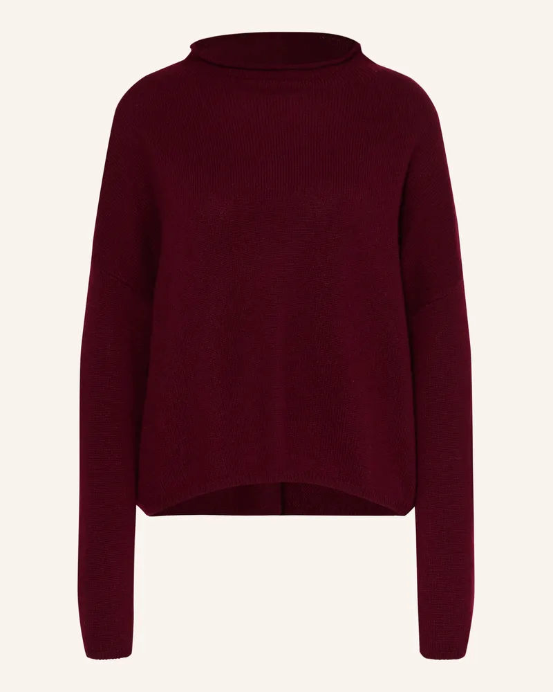 Lisa Yang Cashmere-Pullover Sandy rot Dunkelrot