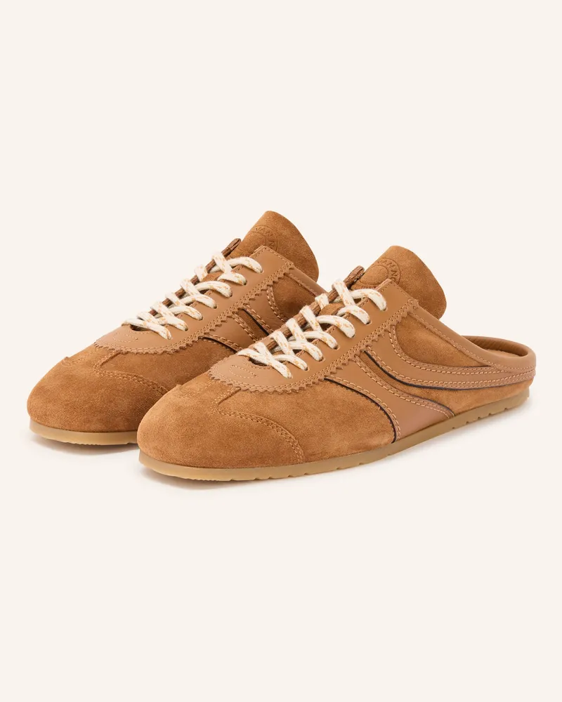 Dries van Noten Mules braun Camel