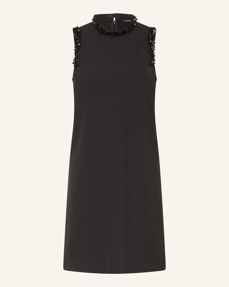 Luisa Cerano Etuikleid Mit Schmuckperlen Und Pailletten schwarz Schwarz