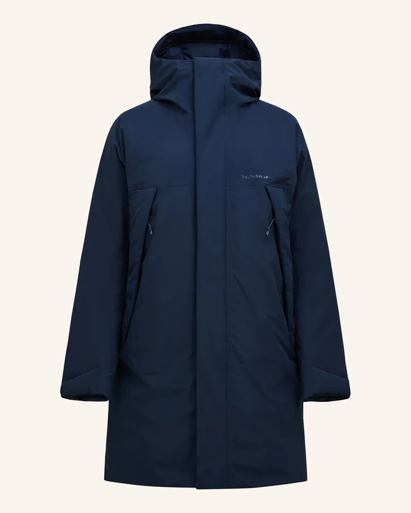 Peak Performance M Treeline Hipe® 2l Down Shell Parka Daunenmantel blau Dunkelblau