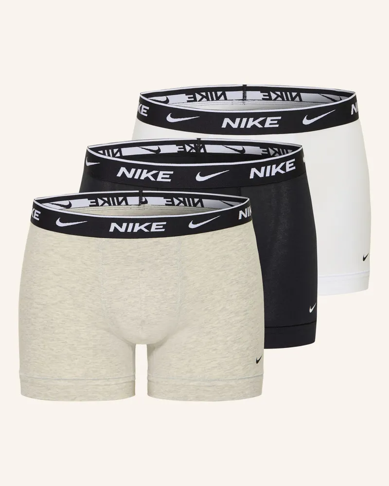 Nike 3er-Pack Boxershorts ESSENTIAL COTTON STRETCH Weiss
