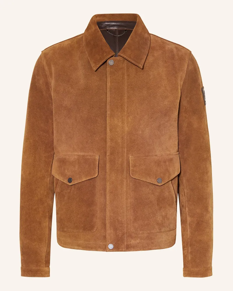 Belstaff Lederjacke OUTLAND Braun