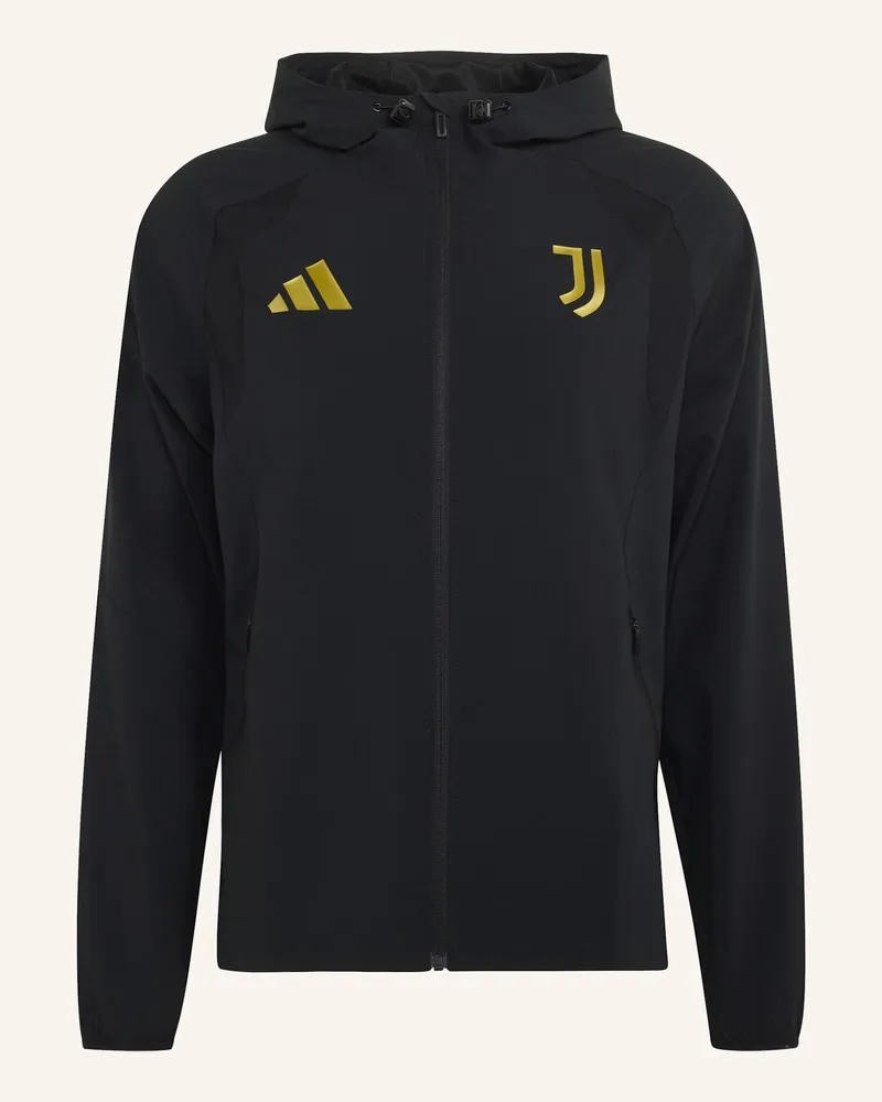 adidas Juventus Turin Tiro Travel Windbreaker schwarz Schwarz
