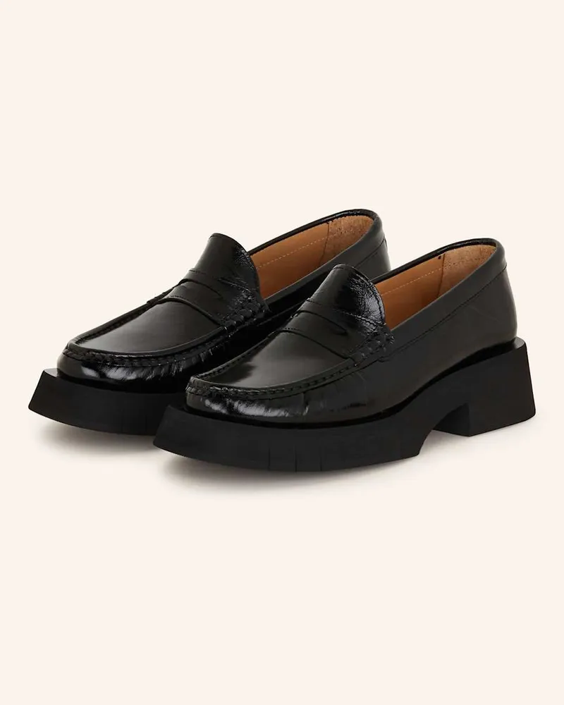 Paloma Barceló Loafer FEATHER - SCHWARZ Schwarz