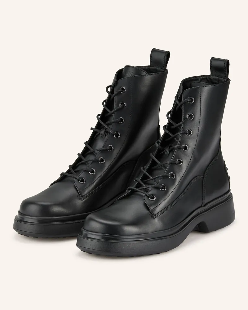 TOD'S Schnürboots Schwarz