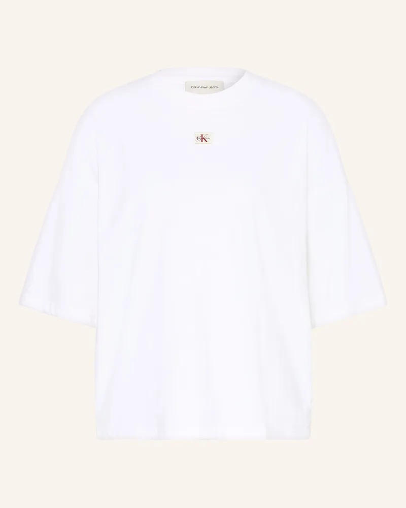 Calvin Klein Oversized-Shirt weiss Weiss
