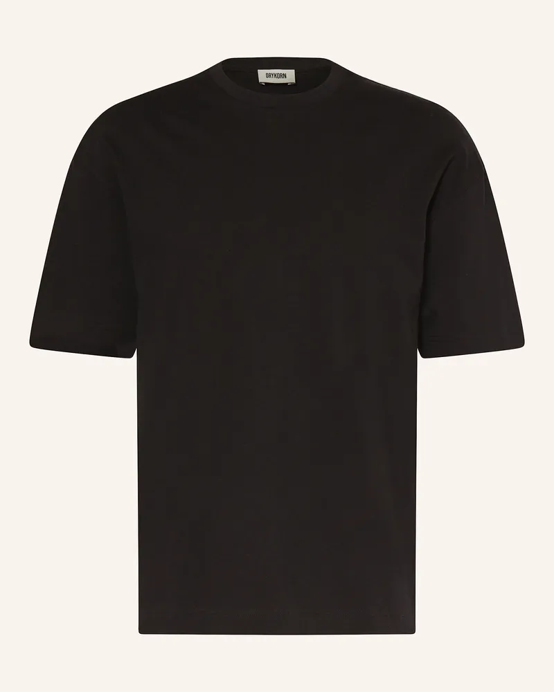 Drykorn T-Shirt Kayro schwarz Schwarz