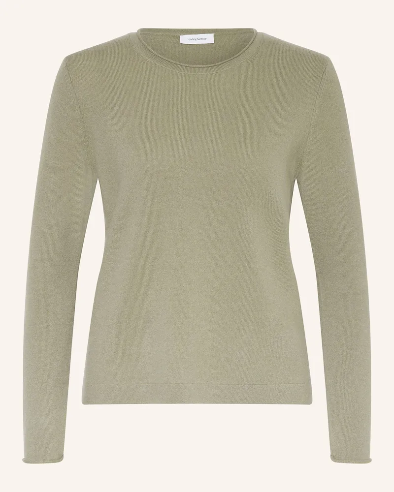 Darling Harbour Cashmere-Pullover gruen Salbei