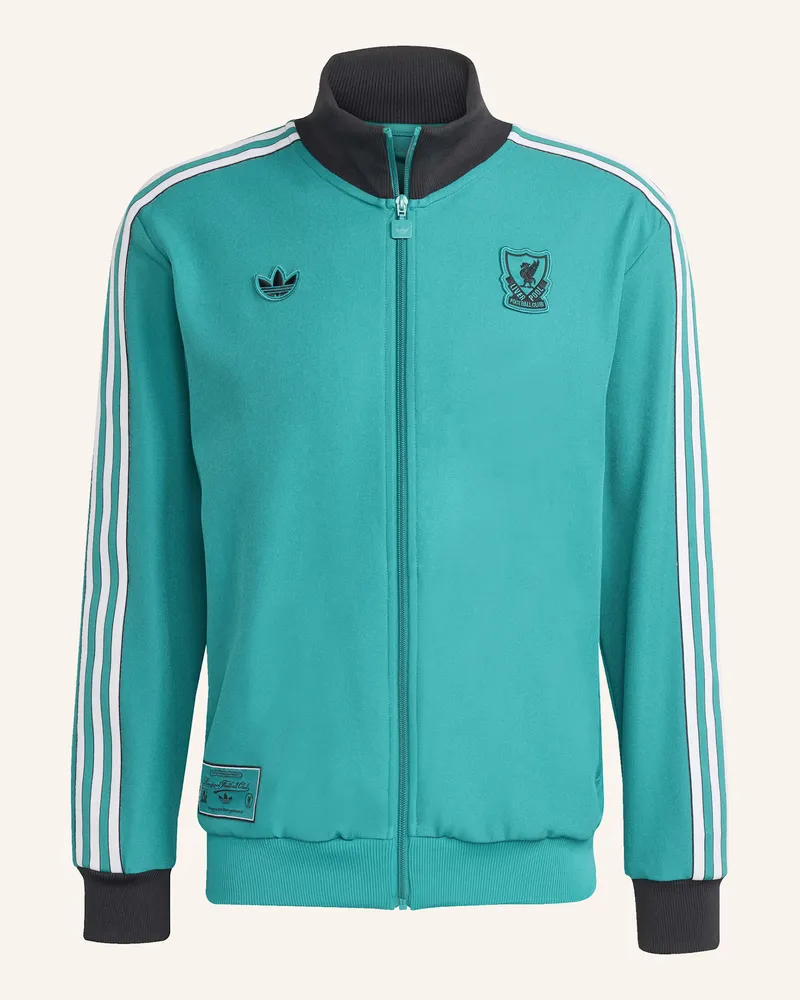adidas FC LIVERPOOL TERRACE ICONS TRACK TOP Grün