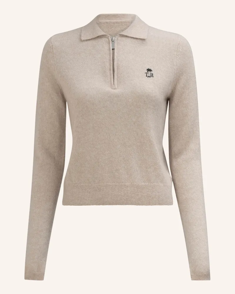 True Religion Strick-Poloshirt Amara beige Beige
