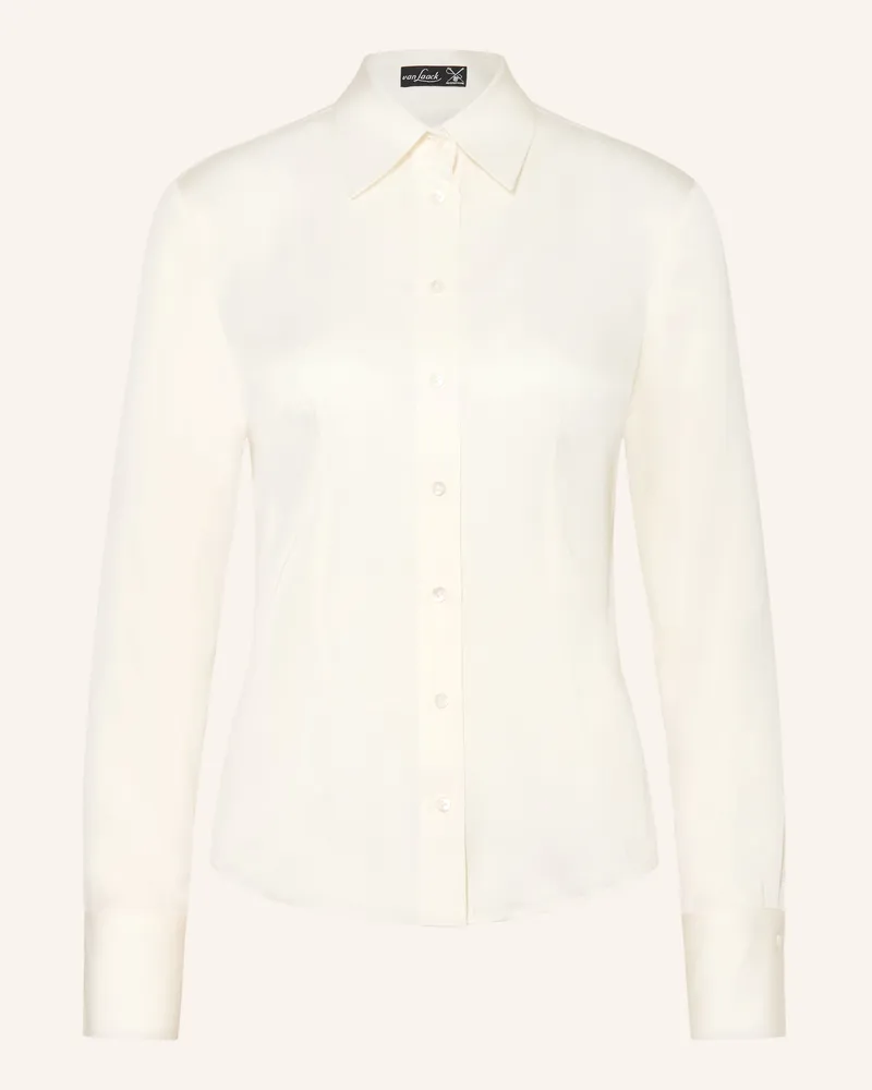 van Laack Hemdbluse Vl-Uliz-Xx Aus Seide weiss Weiss