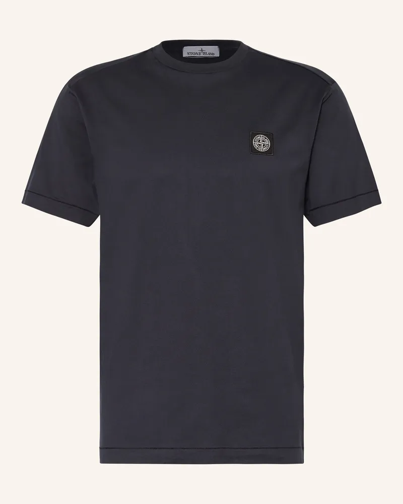 Stone Island T-Shirt blau Dunkelblau