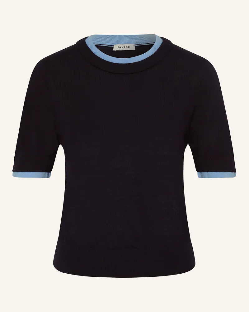 Sandro Strickshirt Dunkelblau