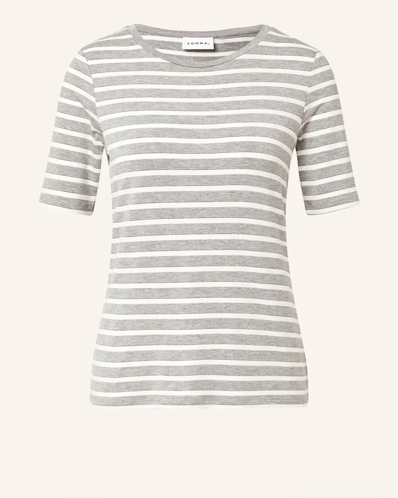 COMMA T-Shirt Grau