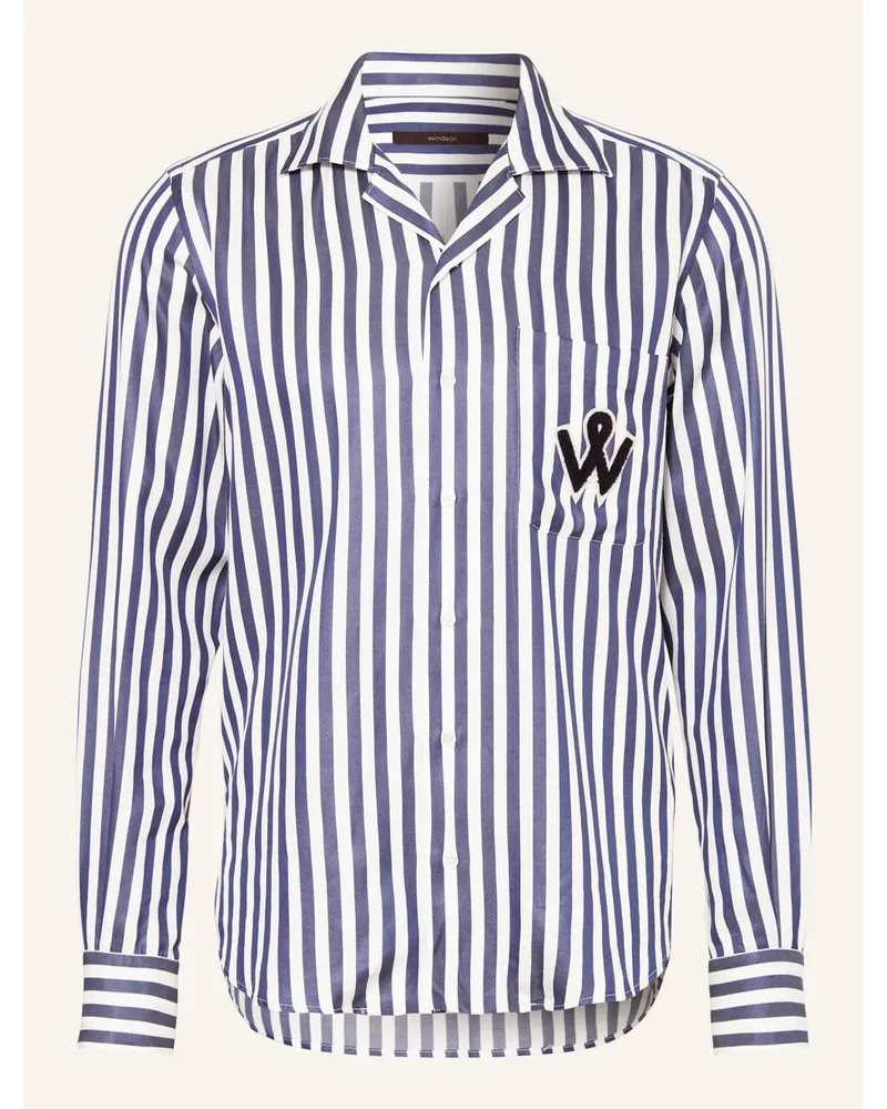 windsor. Lounge-Shirt Blau