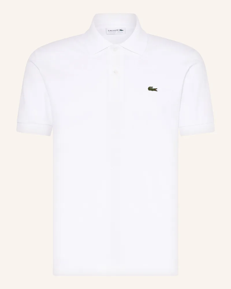 Lacoste Piqué-Poloshirt Weiss
