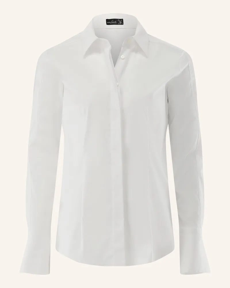 van Laack Bluse Modern Fit Weiss