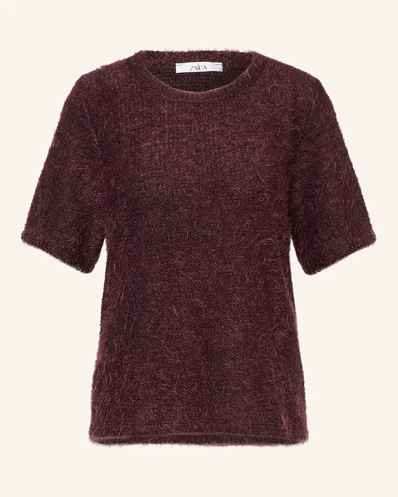 ZAíDA Strickshirt rot Dunkelrot