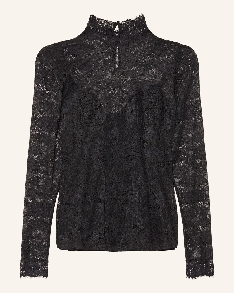 Riani Longsleeve Aus Spitze schwarz Schwarz