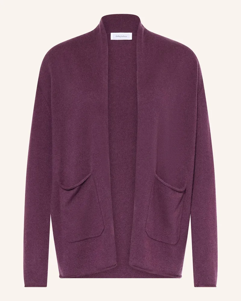 Darling Harbour Strickhülle Aus Cashmere lila Pflaume