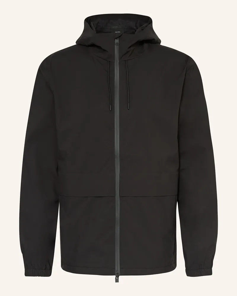 RAINS Regenjacke Suva schwarz Schwarz