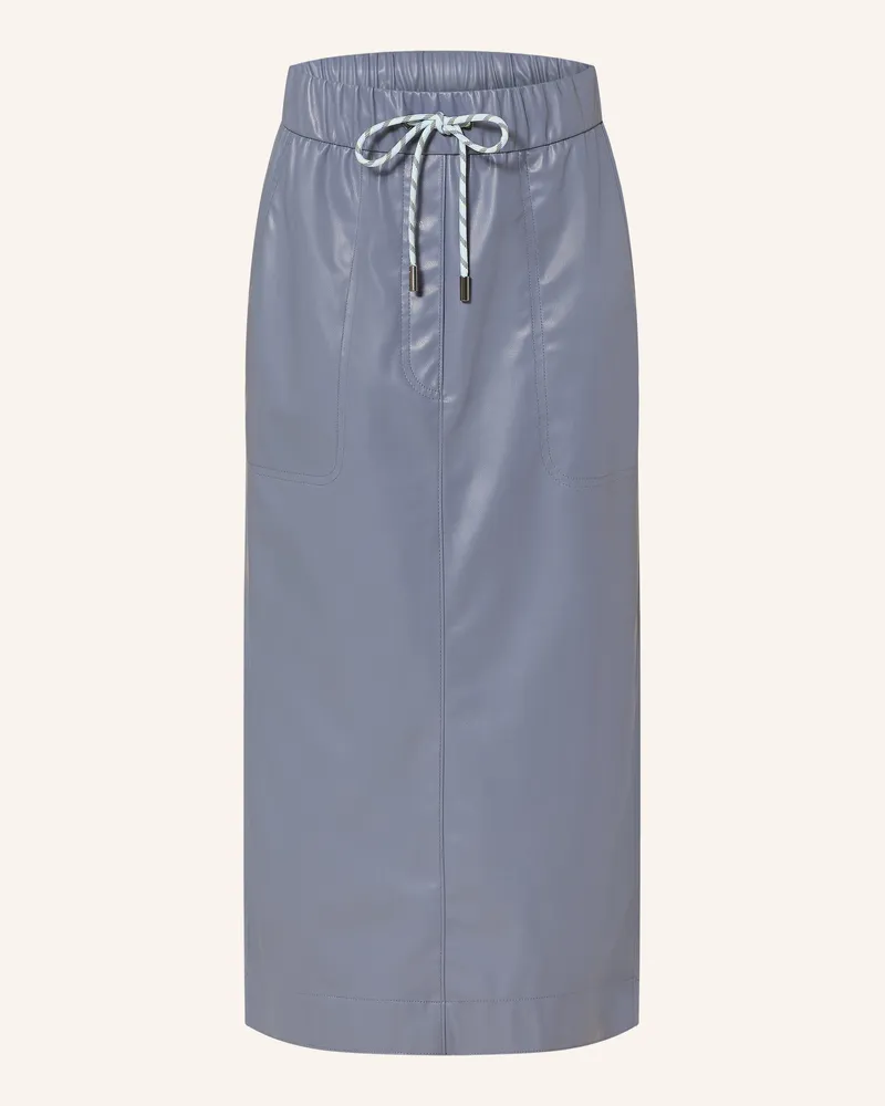 Marc Cain Rock Im Materialmix blau 380
