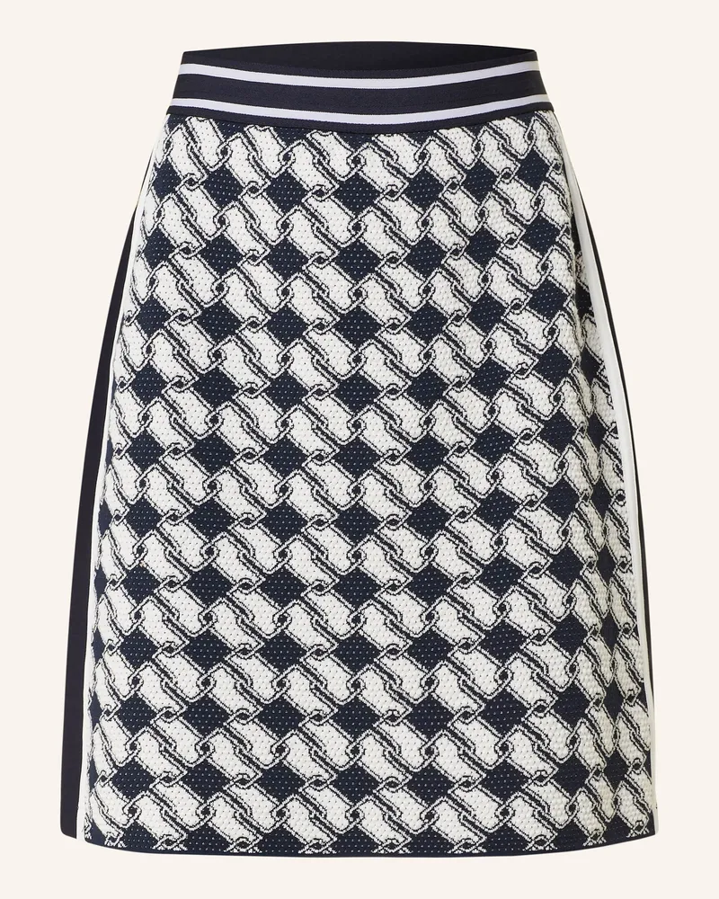 Marc Cain Rock Im Materialmix blau 394