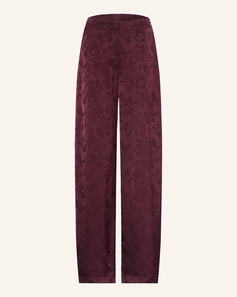 Liu Jo Jacquard-Hose rot Dunkelrot