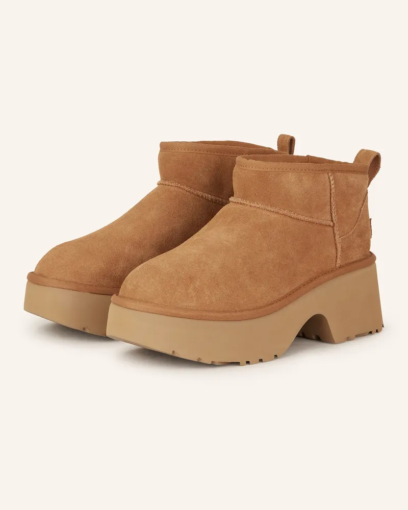 UGG Plateau-Boots CLASSIC ULTRA MINI NEW HEIGHTS Cognac